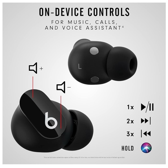 Beats Studio Buds True Wireless Noise Cancelling Compatible with Apple & Android - Picture 10 of 11